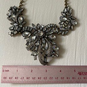 JCrew Chunky Crystal Statement Necklace